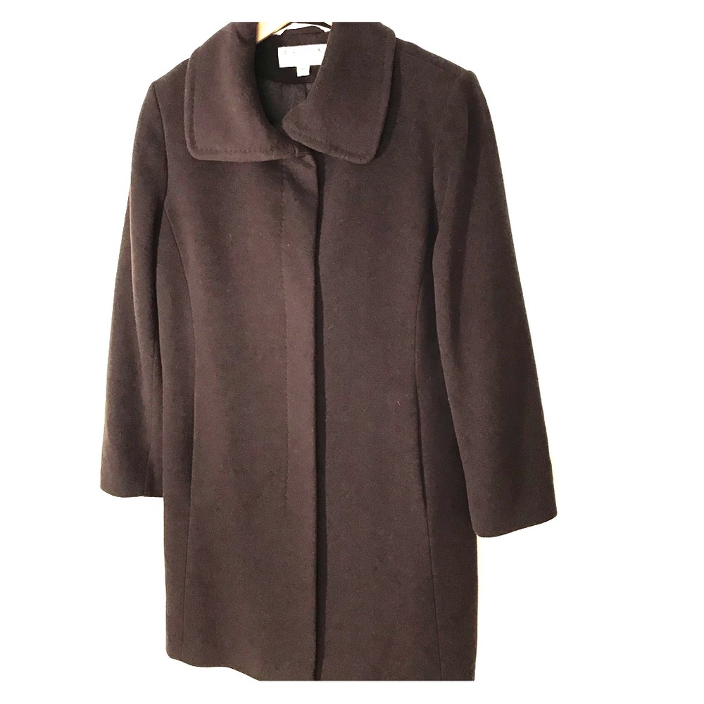Larry Levine lambswool and cashmere coat  size 10